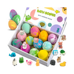 12 Pcs Dino Egg Bath Bombs for Kids