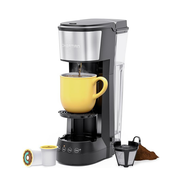 Cafetera Chefman Insta Coffee MAX+ en cápsulas y café molido