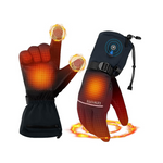 Waterproof & Windproof Touchscreen Electric Rechargeable Heated Gloves