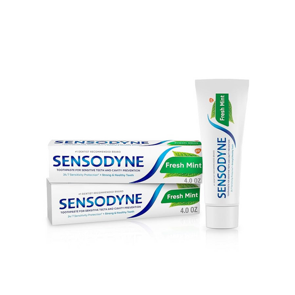 Pack de 2 pastas de dientes sensibles Sensodyne Fresh Mint