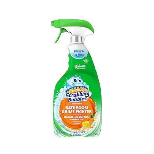 Obtenga 2 botellas de spray desinfectante para combatir la suciedad del baño con burbujas para fregar
