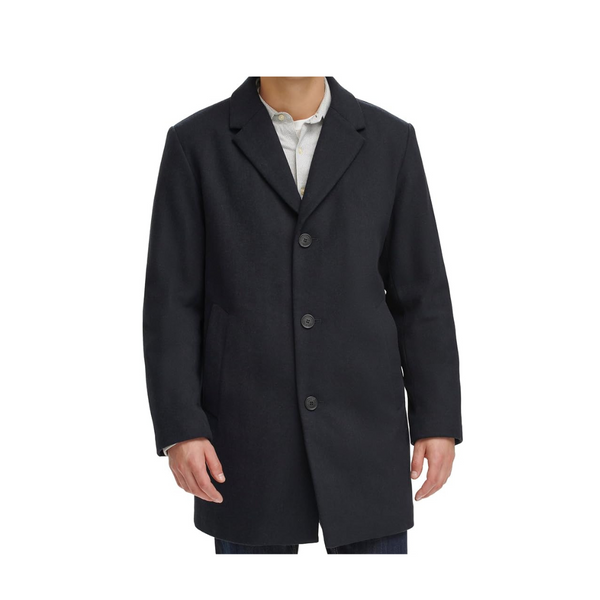 Dockers Henry - Abrigo superior de mezcla de lana para hombre, color azul marino