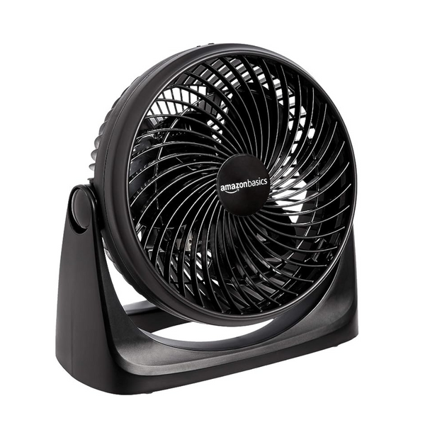 Amazon Basics Ventilador circulador de aire para habitaciones pequeñas de 7" y 3 velocidades