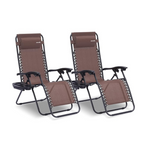 SereneLife Pack of 2 Zero Gravity Lounge Chairs