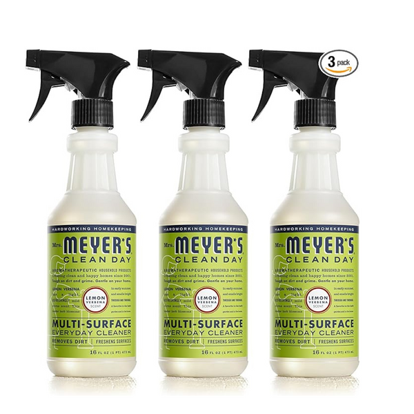 3Pack Mrs. Meyer's Lemon Verbena AllPurpose Cleaner Spray, 16 fl. oz