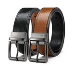 Chaoren Men's 2-in-1 Reversible Casual Belt