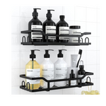 Kitsure Shower Caddy Organizador de ducha adhesivo de acero inoxidable extra grande