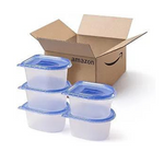 5-Count Ziploc Snap N Seal Food Storage Meal Prep Container Set