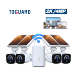 Sistema de cámara de seguridad exterior inalámbrico solar Toguard 3Mp