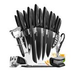 17-Piece Home Hero Kitchen Knife Block Set