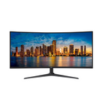 onn. Monitor LED curvo de pantalla ultra ancha WQHD (3440 x 1440) de 34"