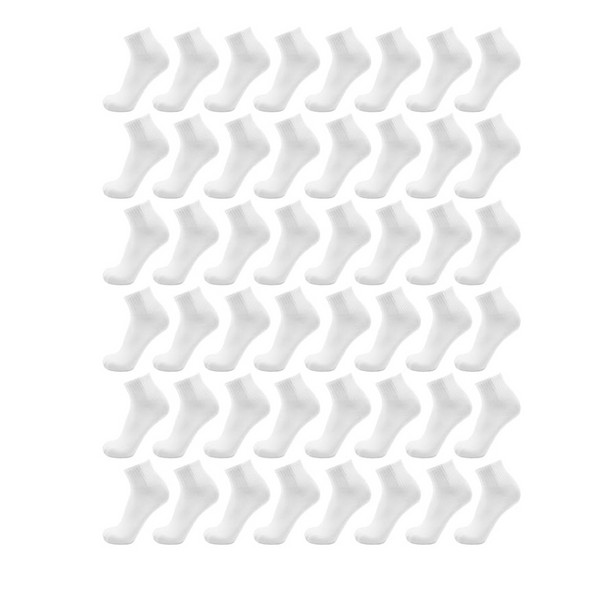 48 pares de calcetines tobilleros Winterlace para hombre (talla única)
