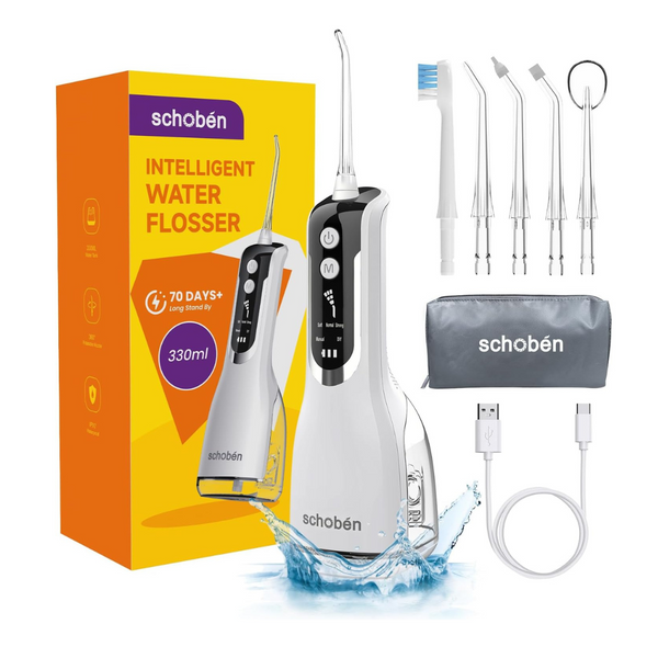 Irrigador bucal de limpieza inalámbrico Schoben Water Dental Flosser