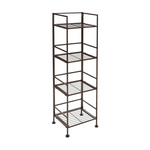 Amazon Basics 4-Tier Iron Tower Shelf (11.4"L x 11.8"W x 44.5"H)