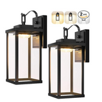 2-Pack Bosceos Waterproof Led Outdoor Wall Lights
