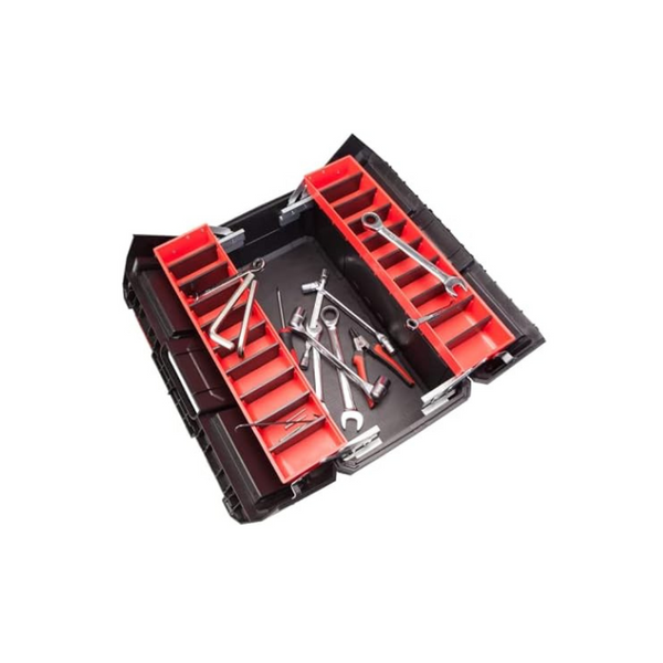 Torin Portable Multi-Function 19" Plastic Tool Box with Compartment