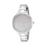 Nine West Women's Silver-Tone Bracelet Watch