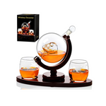 PARACITY Skull Whiskey Decanter Gifts Set, 850ml/29oz