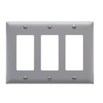 Nylon Wall Plate with Three Decorator Openings