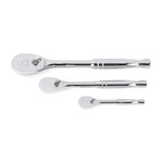 3-Piece Gearwrench 1/4", 3/8" & 1/2" Drive 84 Tooth Teardrop Ratchet Set