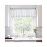 MIULEE Window Valance Half Window Sheer Curtains