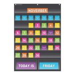 Teacher Created Resources Black Calendar Pocket Chart