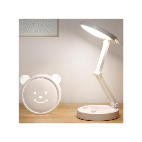 Boncoo Lámpara de escritorio LED con forma de oso, portátil y plegable, que funciona con pilas