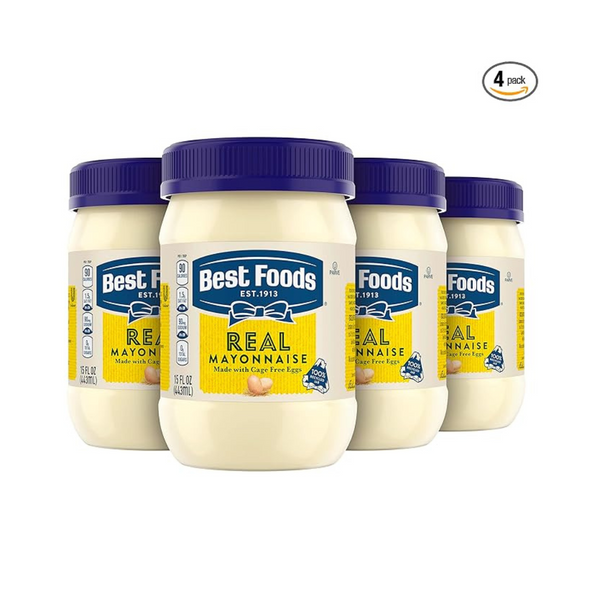 Pack de 4 Mayonesa Real Best Foods