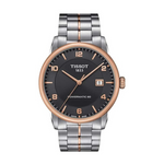 Tissot mens Luxury Stainless Steel Dress Watch Rose Gold