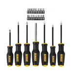 Juego de destornilladores Toughseries Dewalt Dwht65104 de 27 piezas