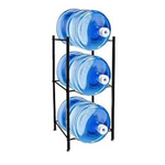 Organizador de botellas de agua de 3 niveles y 5 galones