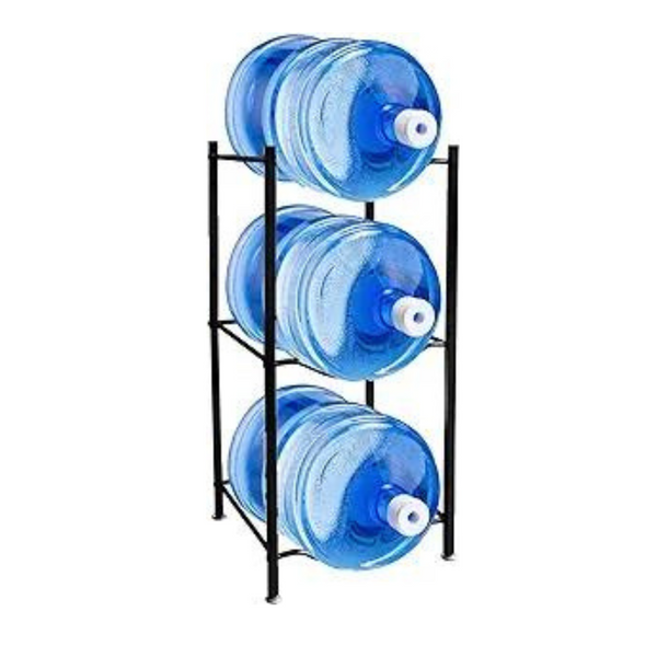 Organizador de botellas de agua de 3 niveles y 5 galones