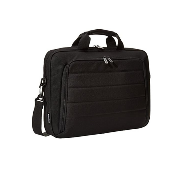 Amazon Basics Bolso bandolera para portátil y tableta de 15,6"