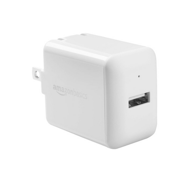 AmazonBasics 12W OnePort USBA Wall Charger