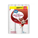 30 Mega Rolls Great Value Ultra Strong Toilet Paper