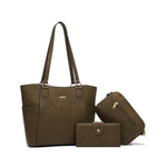 3-Pack Idesort Women Large Shoulder Tote Handbags