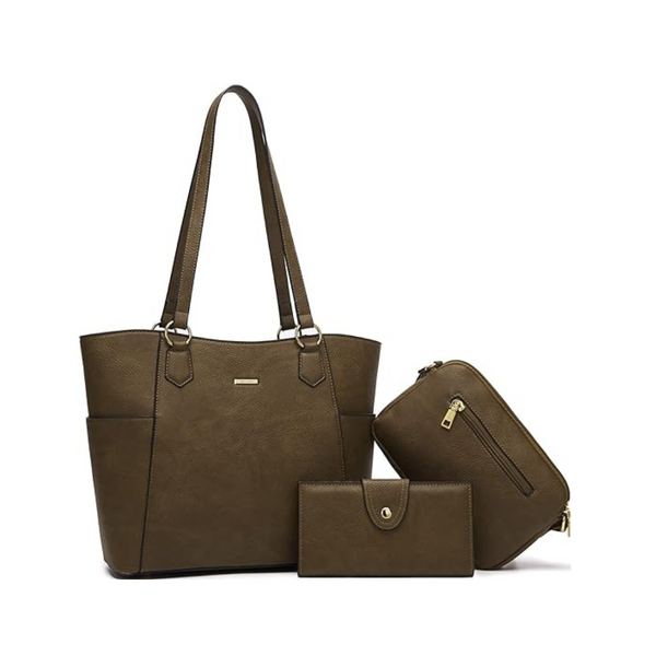 3-Pack Idesort Women Large Shoulder Tote Handbags