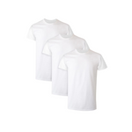 3-Pack Hanes Men's Moisture-Wicking Cotton T-Shirt Undershirts (M/L/XL)