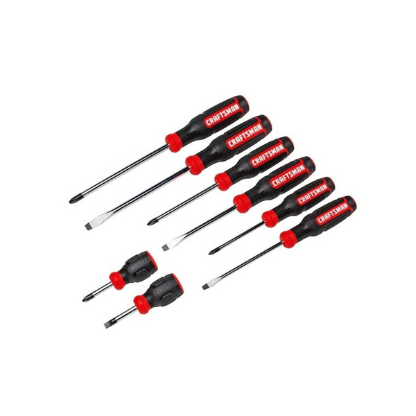 Juego de destornilladores bimaterial Craftsman de 8 piezas