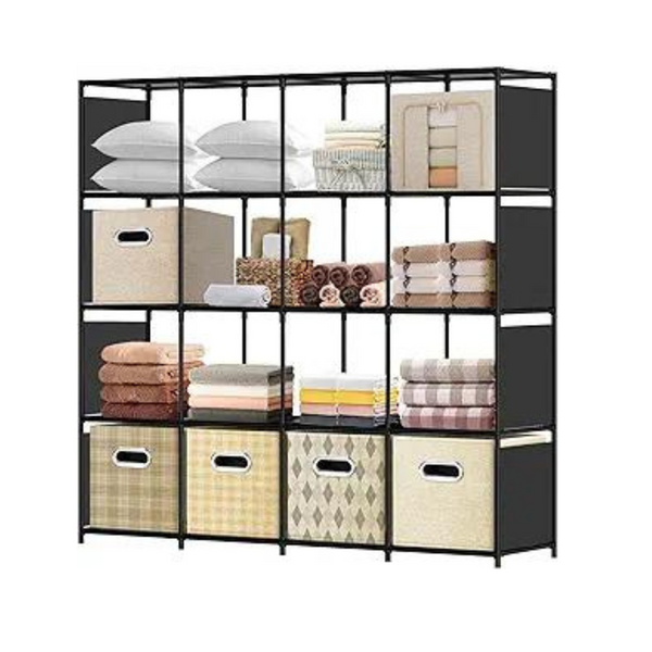 Baleine Metal Cube Storage Cubes Organizer Shelves (16 Grids)