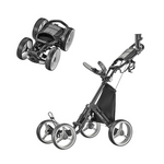 CaddyTek Explorer V8 SuperLite 4 Wheel Golf Push Cart