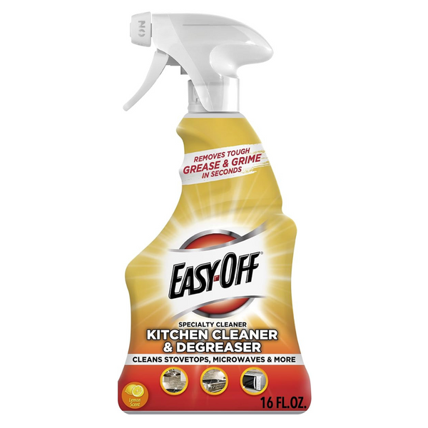 Limpiador desengrasante de cocina especial Easy Off, transparente, limón (16 onzas líquidas)