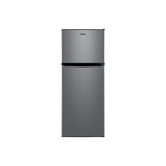 Galán 4.6. Mini refrigerador de dos puertas con congelador y pies cúbicos