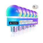 Bombillas inteligentes Linkind Matter WiFi de 2,4 Ghz RGBTW que cambian de color