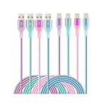 4-Pack Apple MFi Certified Colorful 6ft iPhone Lightning Cable