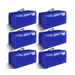 Paquete de 6 bolsas de almacenamiento y suministros para mudanzas resistentes BlissTotes 93L