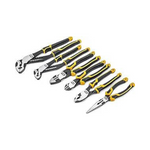 Juego de alicates mixtos de doble material Gearwrench Pitbull de 6 piezas