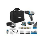 Kit de proyecto Hart de 36 piezas inalámbrico de 20 voltios, taladro/destornillador de 3/8"