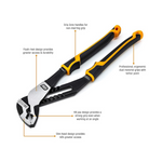 Gearwrench 10In Pitbull K9 V-Jaw Dual Material Tongue And Groove Pliers