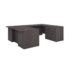 Bush Business Furniture 72" U Shaped Executive Desk with Drawers